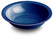Obstschale Keramik - blau