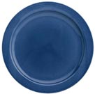 plato llano - azul