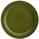 dinner plate - green