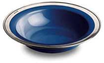 round serving bowl - blue