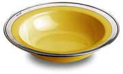 round serving bowl - gold