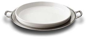 round serving platter