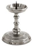 Iron spike candlestick