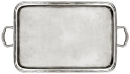 rectangular handles tray/