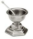 saltcellar with spoon   cm h 6