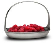 oval basket bowl   cm 24.5 x 18