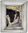 rectangular photoframe, med.   cm 16xh21 - photo format 10x15