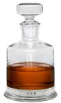 whisky decanter   cm h 21 l 1