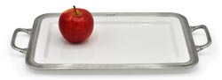 rectangular handles serving platter