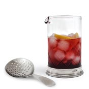 bicchiere da miscelazione + colino