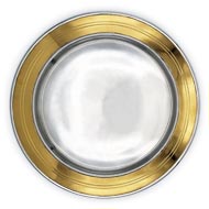 platou rotund (gold finish)