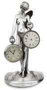 pocket watch stand lady w/wings