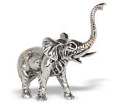 Metall Skulptur - Elefanten