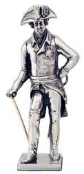 Frederick the Great with sword and rod figurine