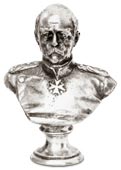 Metall Skulptur - Bismarck Buste