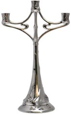 candelabro 3 velas   cm 28x h 44,5