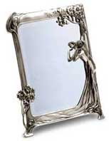 vanity mirror - lady 131   cm 36.5 x 27