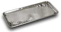 rectangular tray w/flowers