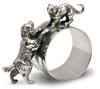 table napkin ring - dog and cat   cm 7x6,5