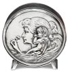 serviette holder - maiden and putto