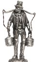 man with buckets statuette - WMF