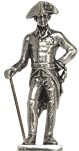 Frederick the Great with sword and rod figurine