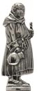 friar with pitcher figurine