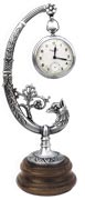 pocket watch stand peacoch   cm 21