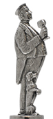 Man with glass figurine - WMF