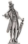 Man with pipe statuette