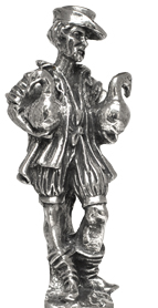 Statuetta - uomo delle oche - Norimberga