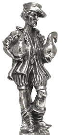 Nuremberg goose man figurine