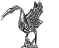 Crane statuette