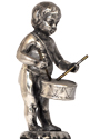 Statuetta - putto con tamburo