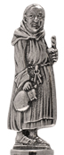 Statuetta - frate con brocca