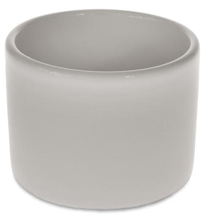 Sugar pot, White, Ceramic, cm &Oslash; 8 x h 6