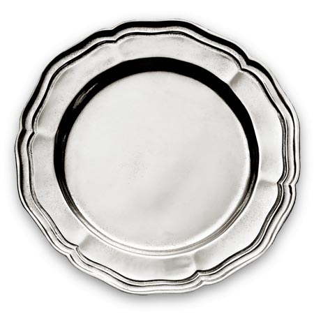 Dessous de verres, gris, étain, cm Ø 12