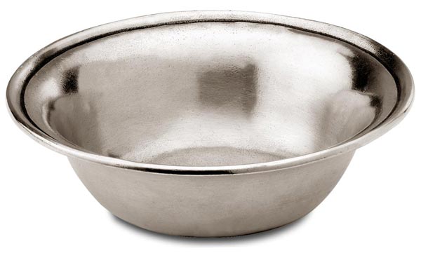 Ciotola lavadita, grigio, Metallo (Peltro), cm Ø13