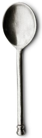 Cucchiaio, grigio, Metallo (Peltro), cm 11