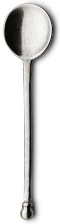 Cucchiaio, grigio, Metallo (Peltro), cm 14,5