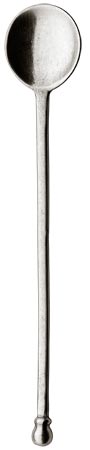 Cocktail spoon, grey, Pewter, cm 21,5