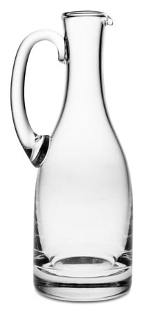 Glass til olje og eddik, , blyfri krystall glass, cm h 16,5