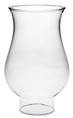 Hurricane lamp glass, , lead-free Crystal glass, cm h 16