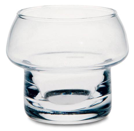 Salt-pepper holder, , blyfri krystall glass, cm h 5