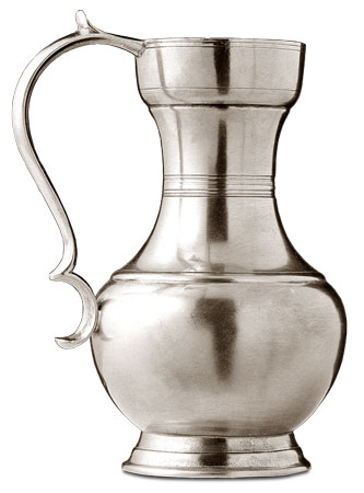 Jug, grey, Pewter, cm h 20