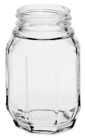 Salt-pepper bøsse, , Glass, cm h 7,1