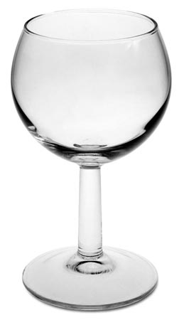 Ποτήρι κρασιού γυάλινο τύπου balloon, , γυαλί, cm h 13 x cl 19