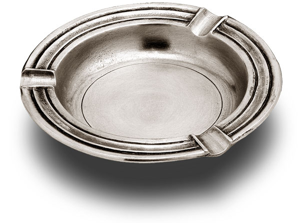 Smokeless ash tray, grey, Pewter, cm Ø 12,5