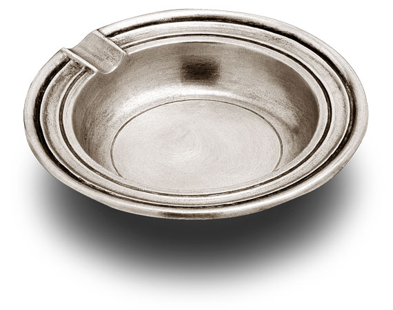 Smoke ash tray, grey, Pewter, cm Ø 10