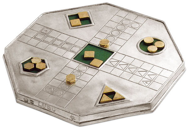 Boardgame, grey, Pewter, cm 24x24